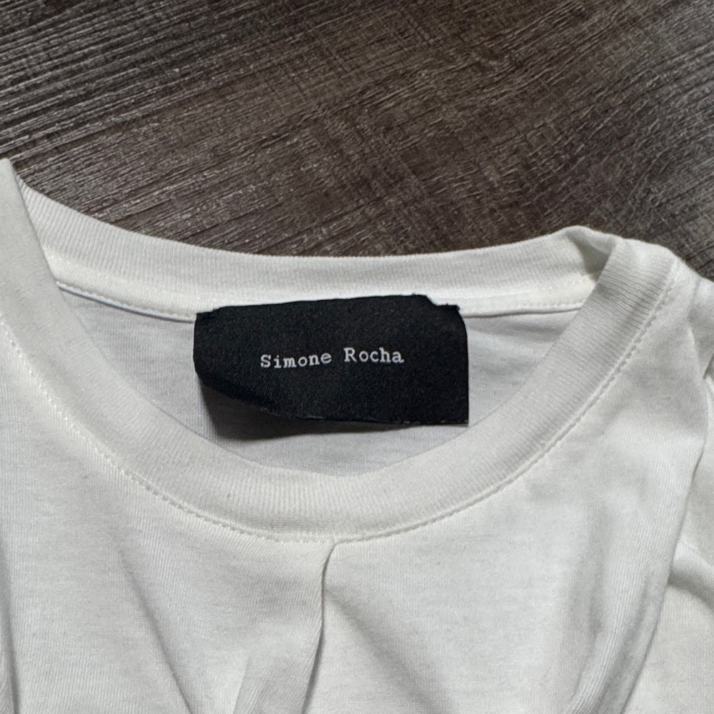 Simone Rocha White Ruched Top - Picture 8 of 14